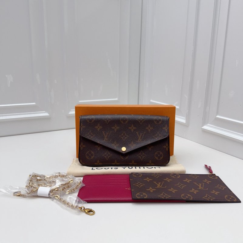 全新品 路易威登/Louis Vuitton 老花芯片款三合一-0