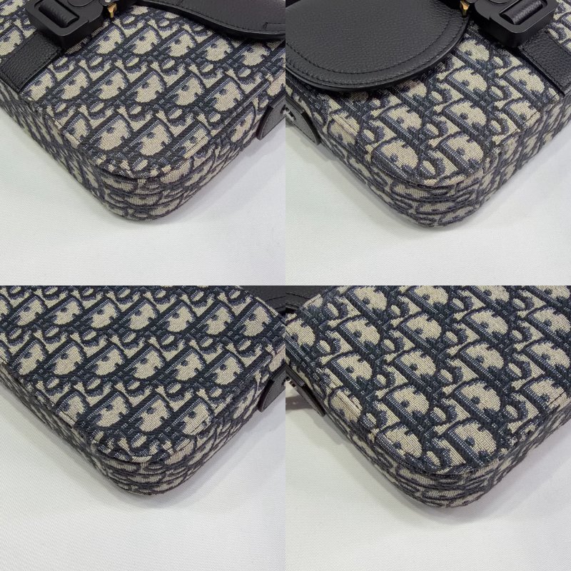 DIOR Saddle小型翻蓋郵差包-9