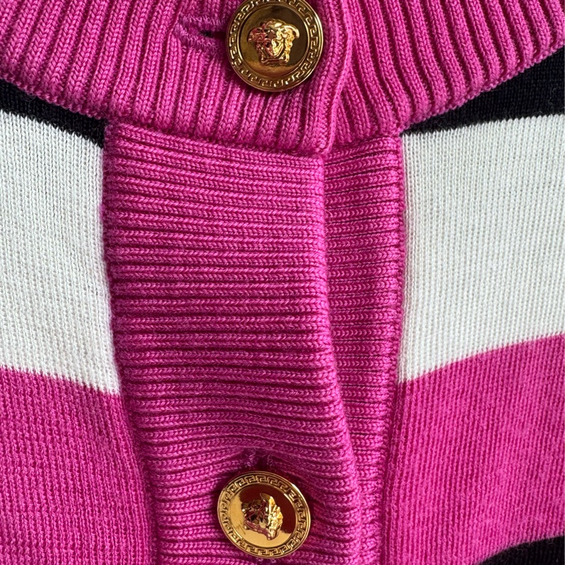 Versace 粉色針織兔子圖案上衣❤️‍🔥38號-2