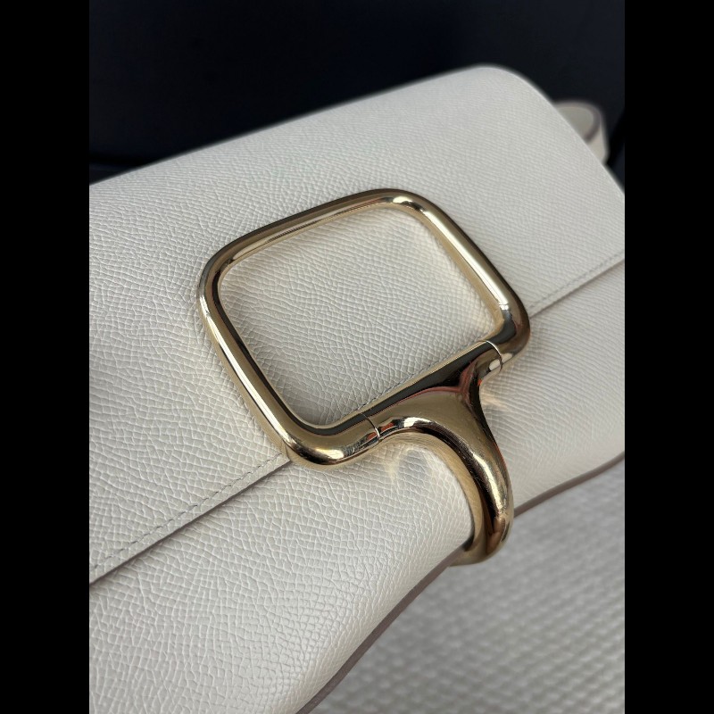 Hermes Della Elan
横版屁股包 奶昔白 
epsom皮-7