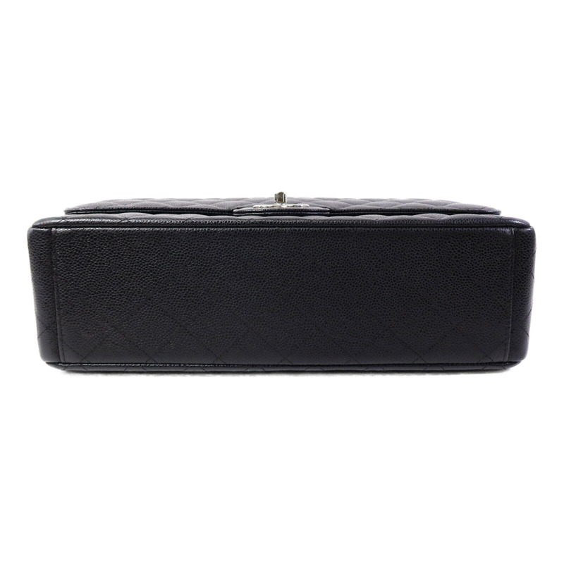 CHANEL 牛皮皮革Maxi Classic鏈帶手挽肩背兩用袋-3