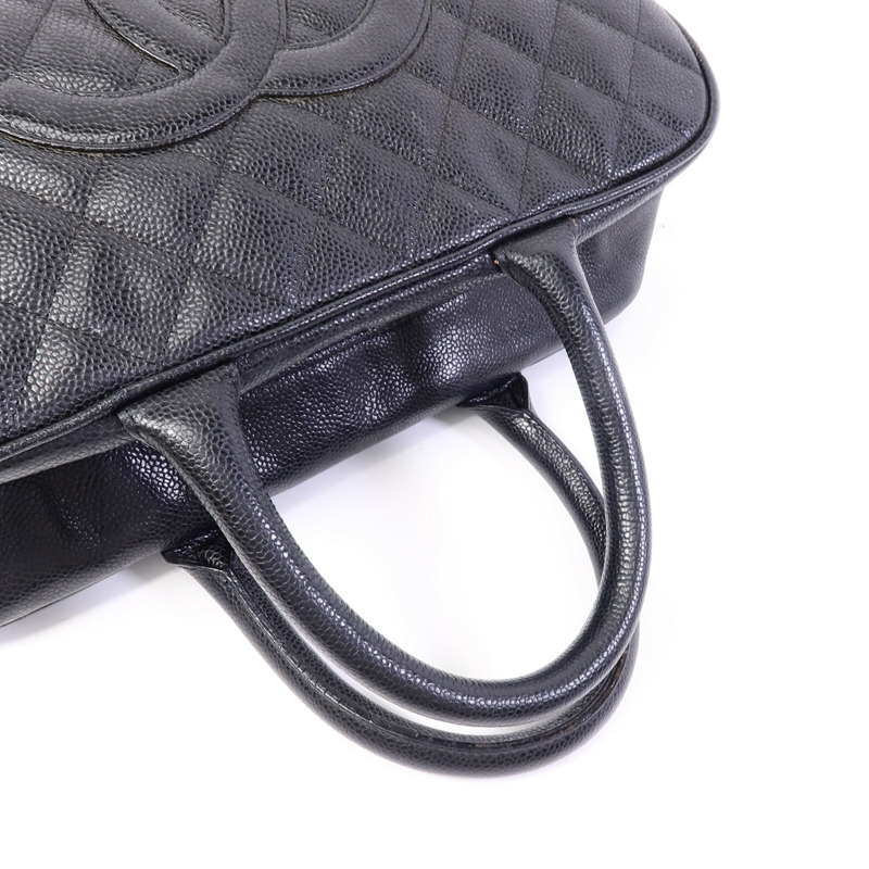 CHANEL 牛皮皮革Vintage HandBag手挽袋-8