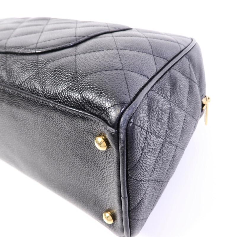 CHANEL 牛皮皮革Vintage HandBag手挽袋-11