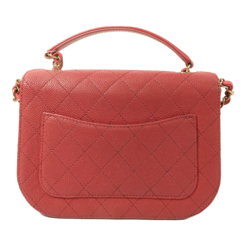 CHANEL 牛皮皮革CoCo Cube Top Handle手挽肩背兩用袋-1