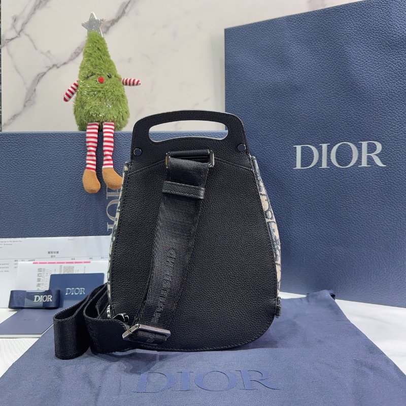 DIOR Gallop Sling緹花馬鞍單肩包-1