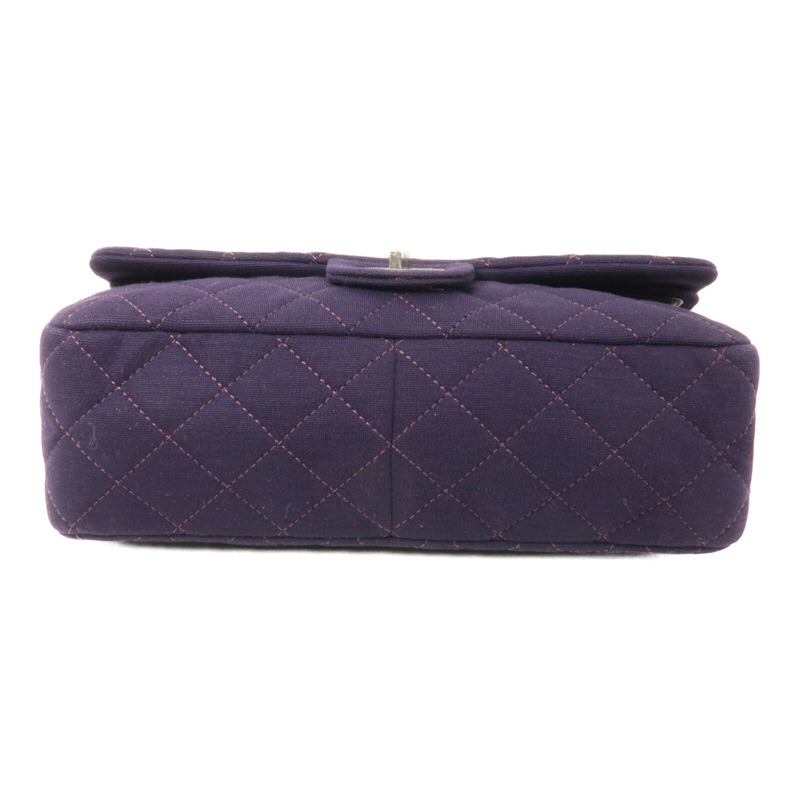 CHANEL 棉布2.55 Maxi鏈帶肩背袋-3