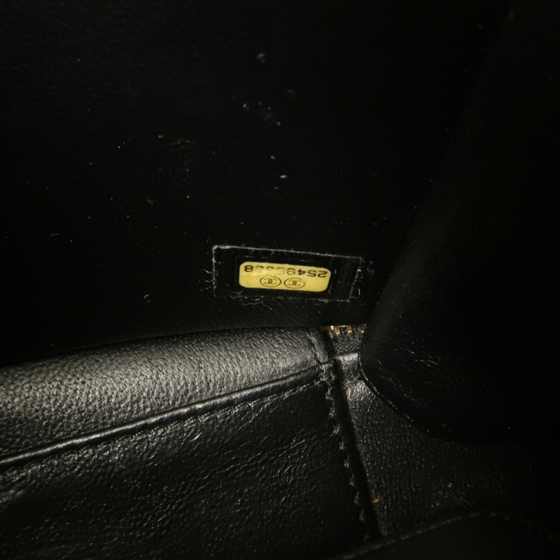 CHANEL 牛皮皮革Vanity Case 17cm鏈帶手挽肩背兩用袋-7