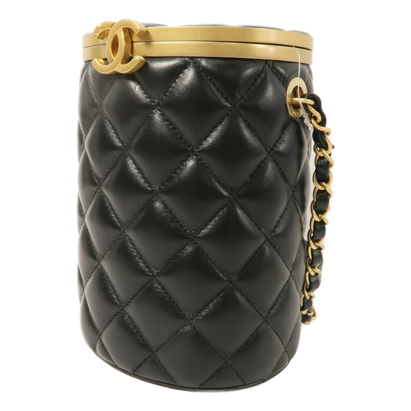 CHANEL 羊皮皮革Vanity Bag鏈帶肩背袋-2