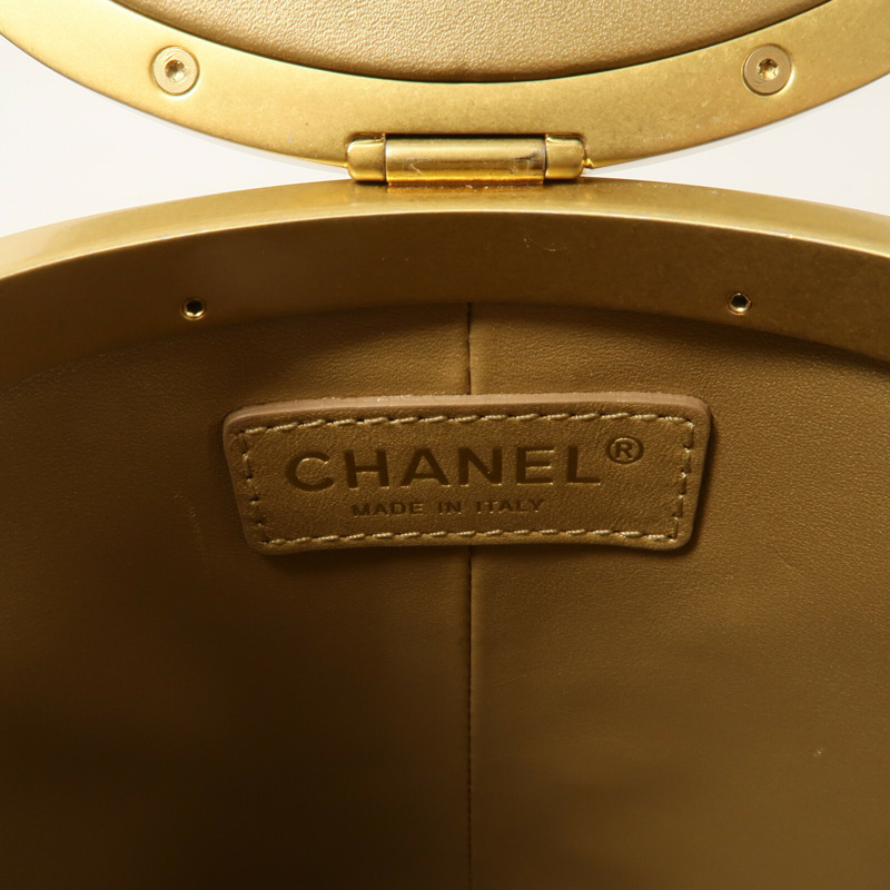 CHANEL 羊皮皮革Vanity Bag鏈帶肩背袋-5