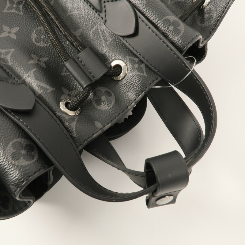 LOUIS VUITTON Monogram Eclipse Maxi Noe Sling背包-9