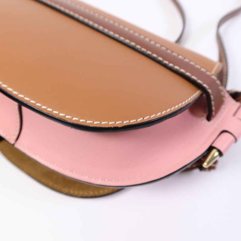 LOEWE 牛皮皮革Gate Mini肩背袋-10
