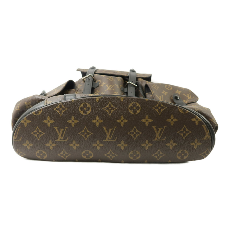 LOUIS VUITTON Monogram Macassar Christopher MM背包-3