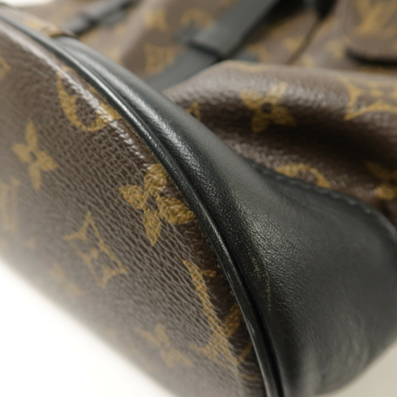 LOUIS VUITTON Monogram Macassar Christopher MM背包-9