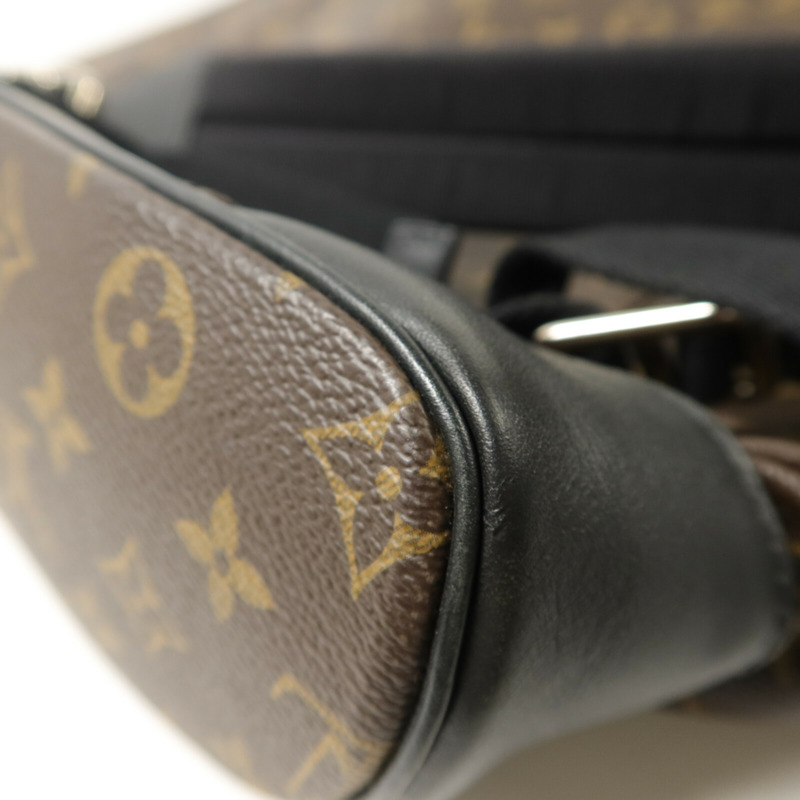 LOUIS VUITTON Monogram Macassar Christopher MM背包-11