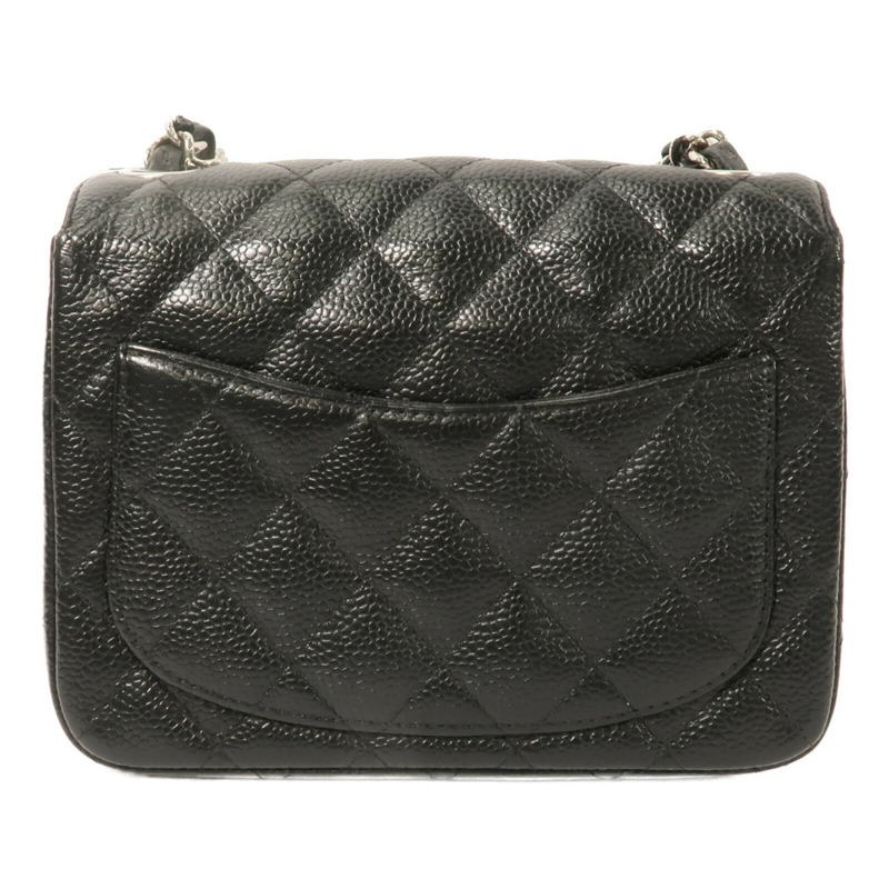 CHANEL 牛皮皮革Classic 17鏈帶肩背袋-1