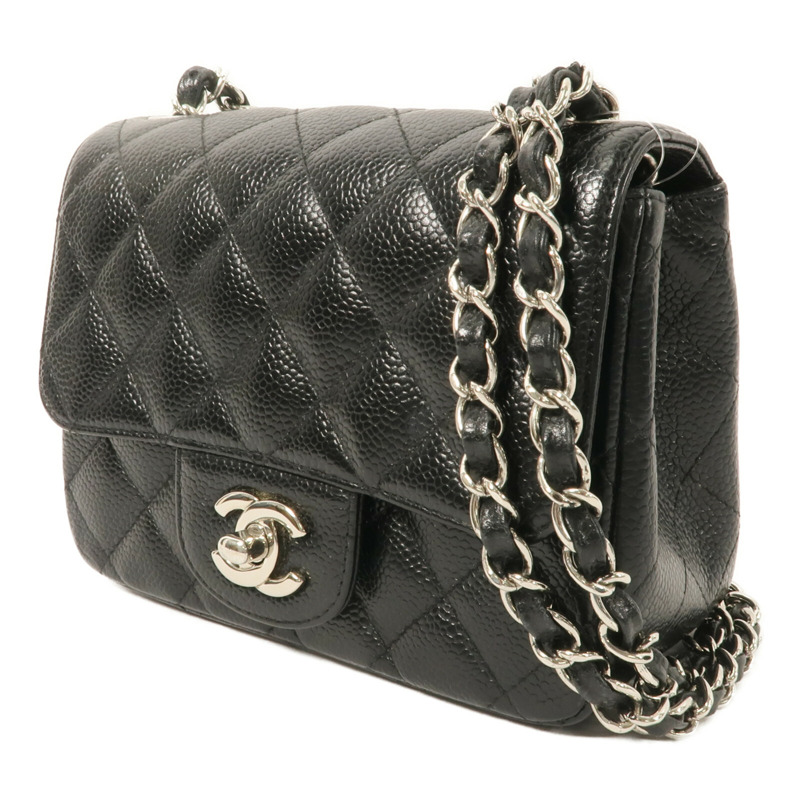CHANEL 牛皮皮革Classic 17鏈帶肩背袋-2