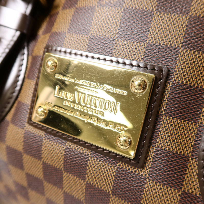 LOUIS VUITTON Damier Hampstead MM手挽袋-6