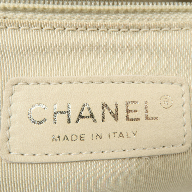 CHANEL 牛皮皮革Chain Shoulder鏈帶肩背袋-6