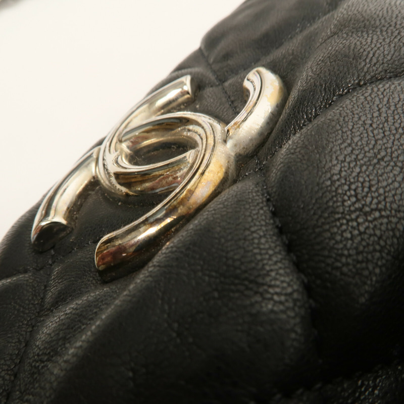 CHANEL 牛皮皮革Chain Shoulder鏈帶肩背袋-16