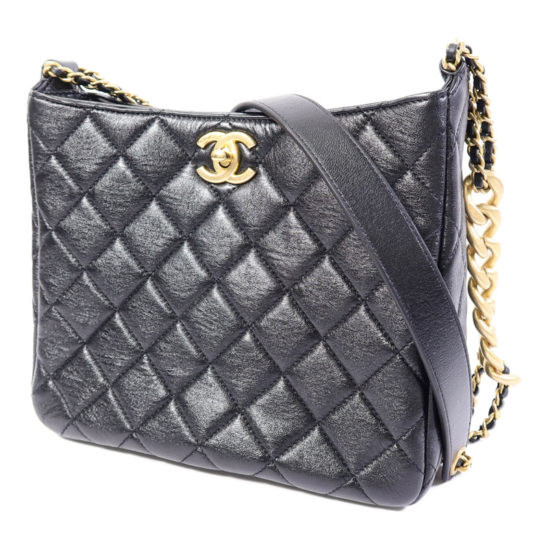 CHANEL 牛皮皮革Shoulder Bag鏈帶肩背袋-2