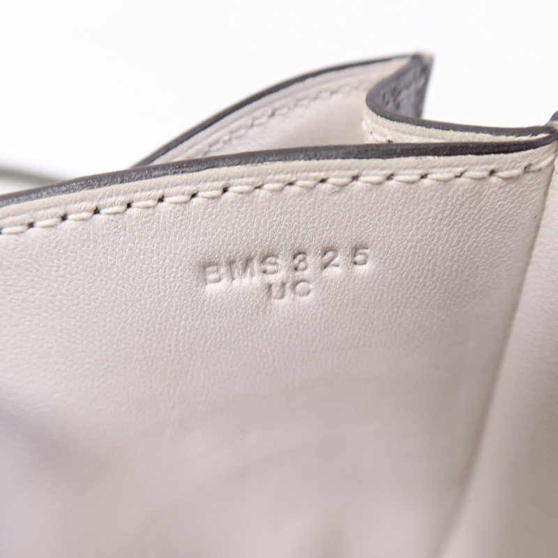 HERMES Evercolor皮革Constance Mini肩背袋GrisMeyer/Gris Perle-7