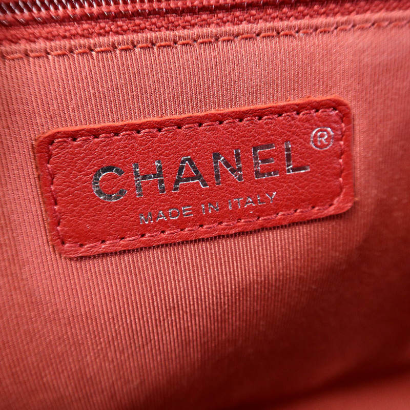 CHANEL 牛皮皮革Boy 28鏈帶肩背袋-5