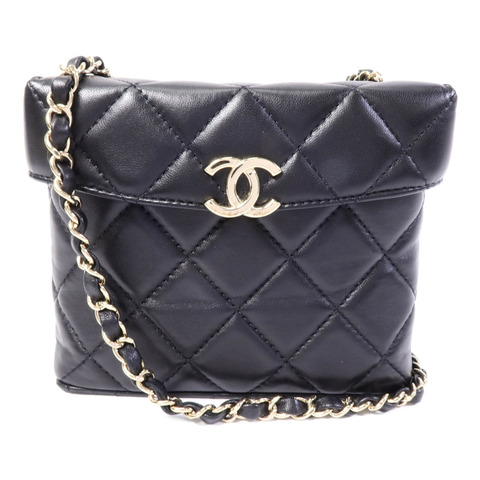 CHANEL 羊皮皮革Chain Shoulder鏈帶肩背袋