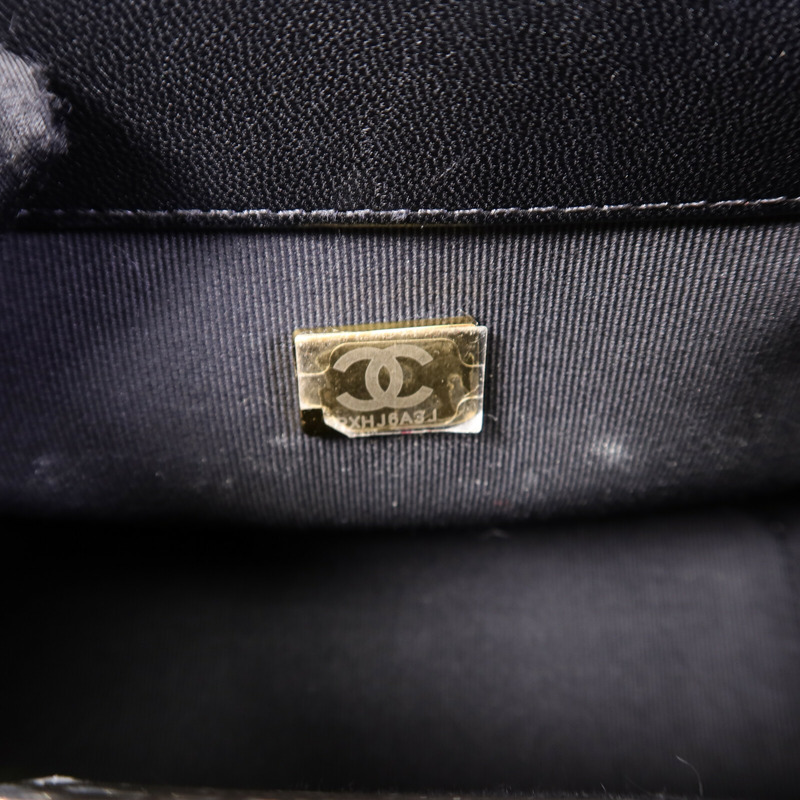 CHANEL 羊皮皮革Chain Shoulder鏈帶肩背袋-7
