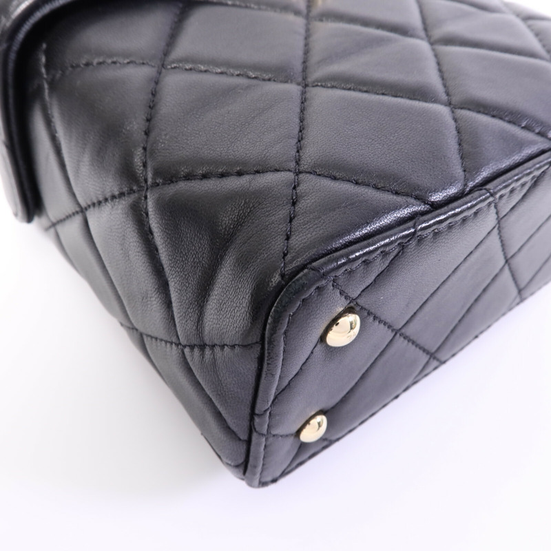 CHANEL 羊皮皮革Chain Shoulder鏈帶肩背袋-11
