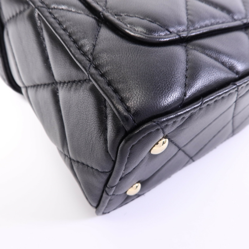 CHANEL 羊皮皮革Chain Shoulder鏈帶肩背袋-13
