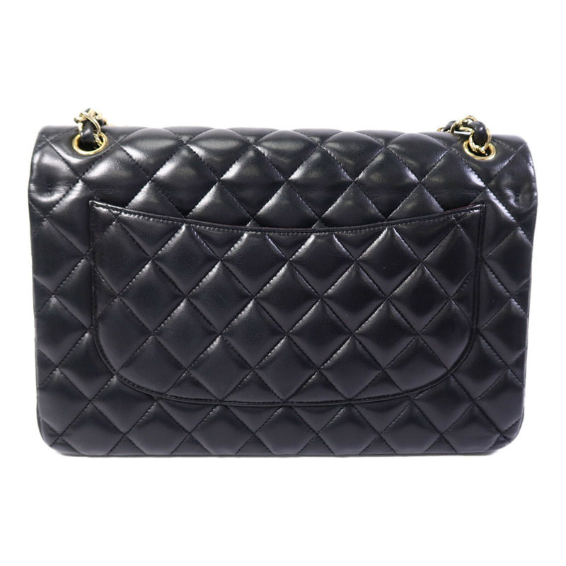 CHANEL 羊皮皮革Large Classic鏈帶肩背袋-1