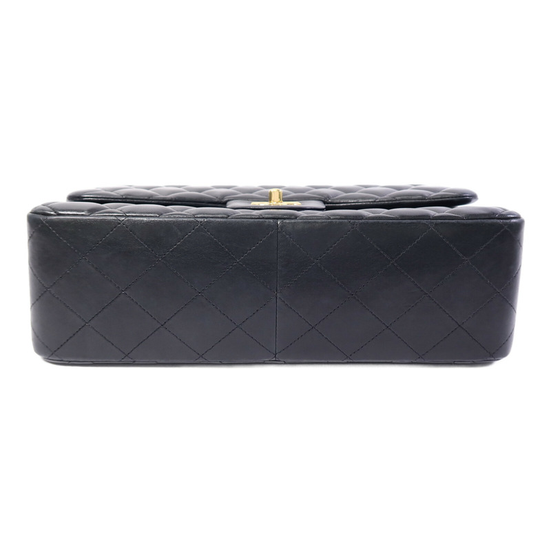 CHANEL 羊皮皮革Large Classic鏈帶肩背袋-3
