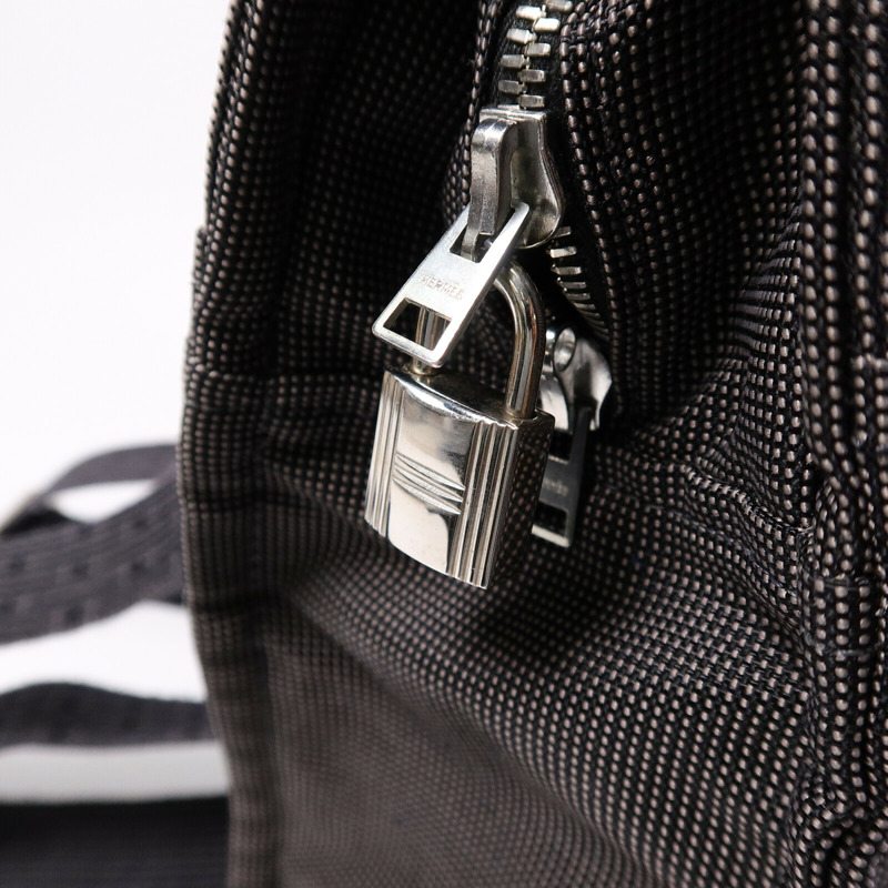 HERMES 帆布Herline Backpack背包-5