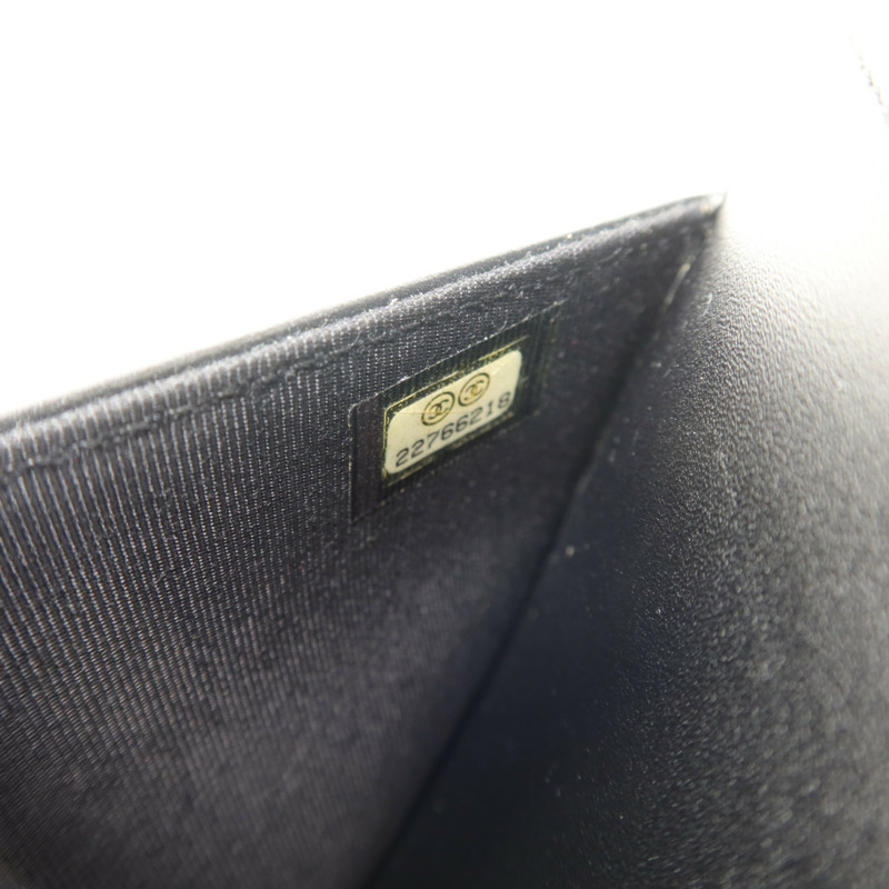 CHANEL 牛皮皮革Wallet On Chain WOC鏈帶肩背袋-7