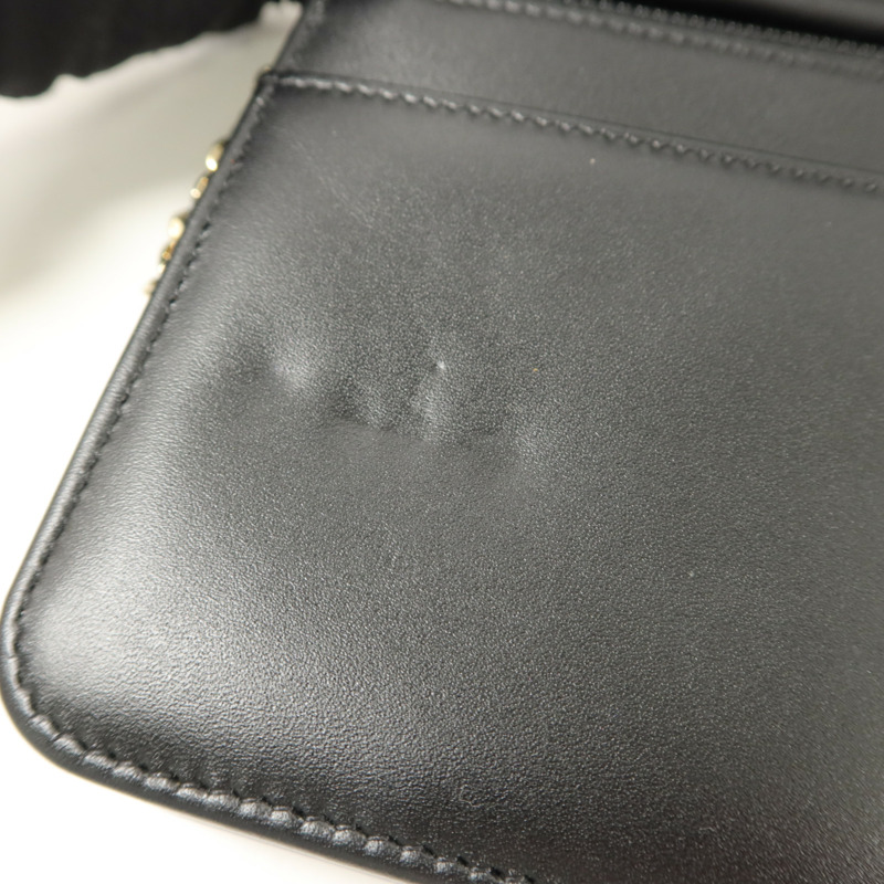 CHANEL 牛皮皮革Wallet On Chain WOC鏈帶肩背袋-18