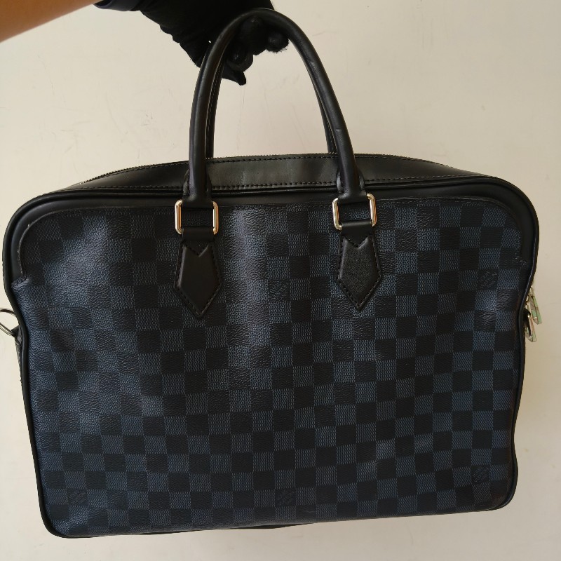 ‼️母親節狂降🫅‼️（原$26800）只到5/10⏰【8成新】㊣✨Louis Vuitton✨（附防塵袋）路易威登 LV 棋盤格 兩用 商務 手提包 公事包 電腦包 肩背包🌳二手樹屋🌳-2