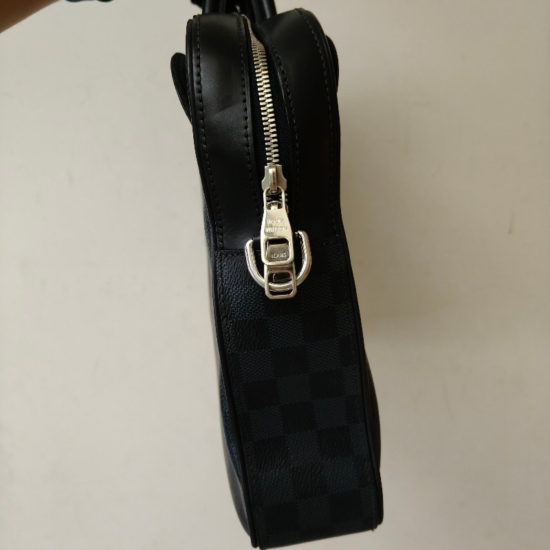 ‼️母親節狂降🫅‼️（原$26800）只到5/10⏰【8成新】㊣✨Louis Vuitton✨（附防塵袋）路易威登 LV 棋盤格 兩用 商務 手提包 公事包 電腦包 肩背包🌳二手樹屋🌳-3