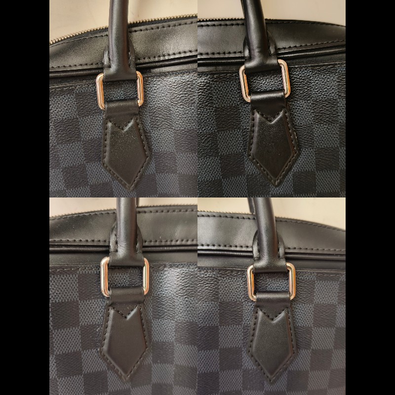 ‼️母親節狂降🫅‼️（原$26800）只到5/10⏰【8成新】㊣✨Louis Vuitton✨（附防塵袋）路易威登 LV 棋盤格 兩用 商務 手提包 公事包 電腦包 肩背包🌳二手樹屋🌳-9