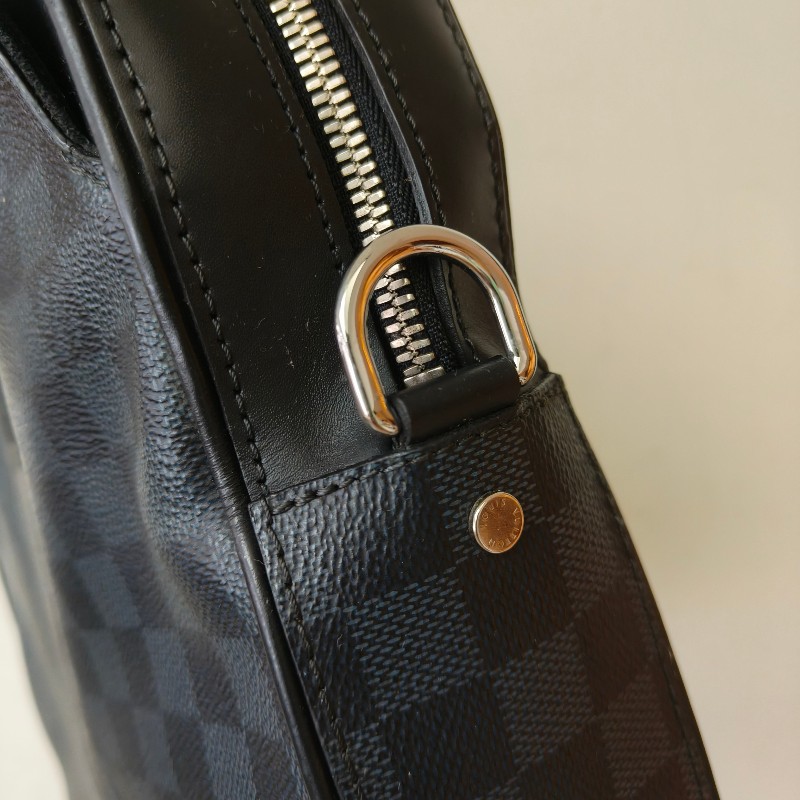 ‼️母親節狂降🫅‼️（原$26800）只到5/10⏰【8成新】㊣✨Louis Vuitton✨（附防塵袋）路易威登 LV 棋盤格 兩用 商務 手提包 公事包 電腦包 肩背包🌳二手樹屋🌳-12