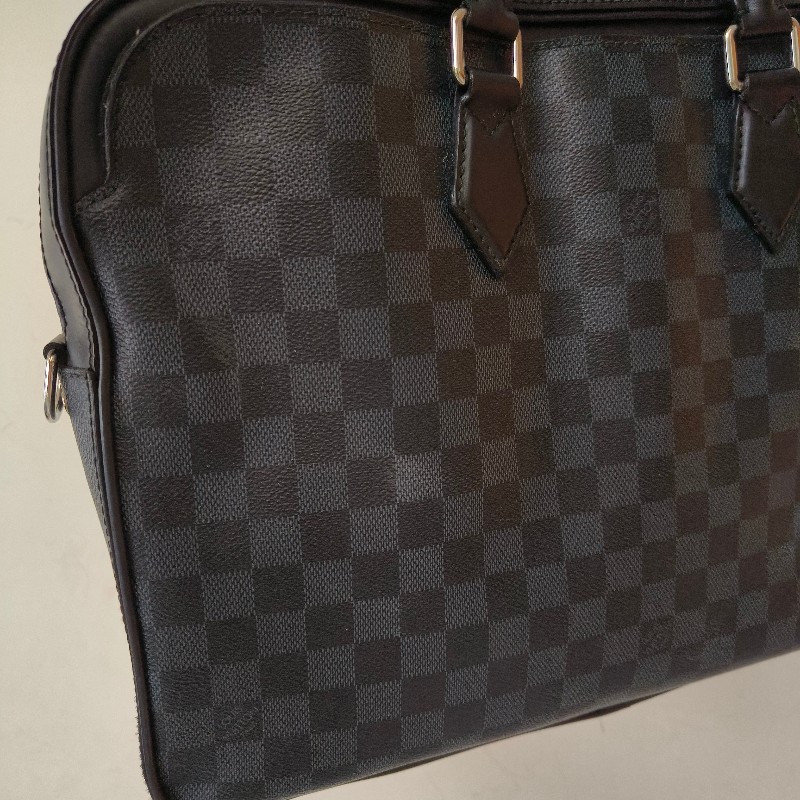 ‼️母親節狂降🫅‼️（原$26800）只到5/10⏰【8成新】㊣✨Louis Vuitton✨（附防塵袋）路易威登 LV 棋盤格 兩用 商務 手提包 公事包 電腦包 肩背包🌳二手樹屋🌳-15