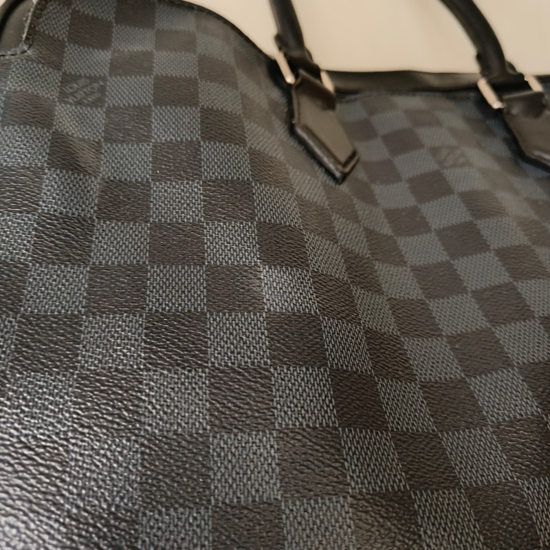 ‼️母親節狂降🫅‼️（原$26800）只到5/10⏰【8成新】㊣✨Louis Vuitton✨（附防塵袋）路易威登 LV 棋盤格 兩用 商務 手提包 公事包 電腦包 肩背包🌳二手樹屋🌳-21