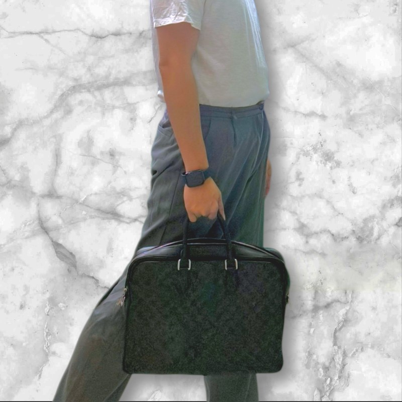 ‼️母親節狂降🫅‼️（原$26800）只到5/10⏰【8成新】㊣✨Louis Vuitton✨（附防塵袋）路易威登 LV 棋盤格 兩用 商務 手提包 公事包 電腦包 肩背包🌳二手樹屋🌳-51