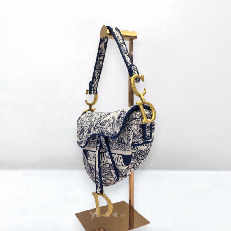 S5430-Dior Saddle刺繡馬鞍包-2