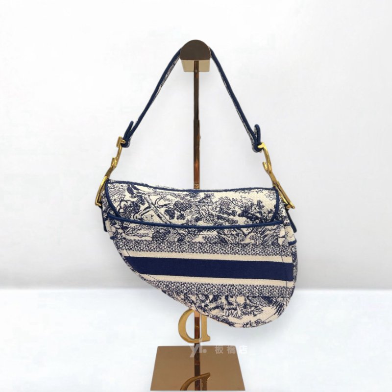 S5430-Dior Saddle刺繡馬鞍包-3