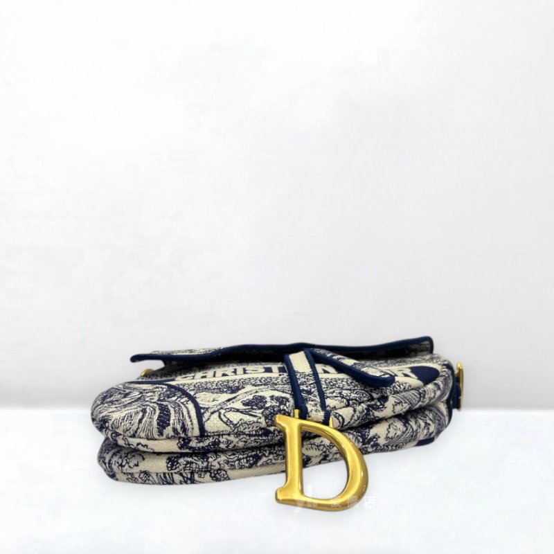 S5430-Dior Saddle刺繡馬鞍包-4