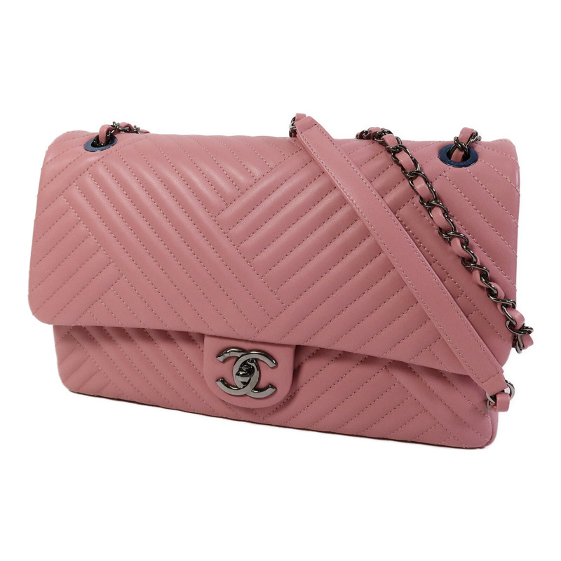 CHANEL 牛皮皮革Chain Shoulder Bag鏈帶肩背袋-2