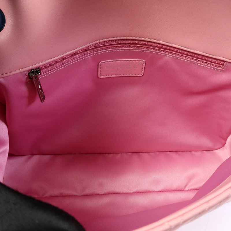 CHANEL 牛皮皮革Chain Shoulder Bag鏈帶肩背袋-4
