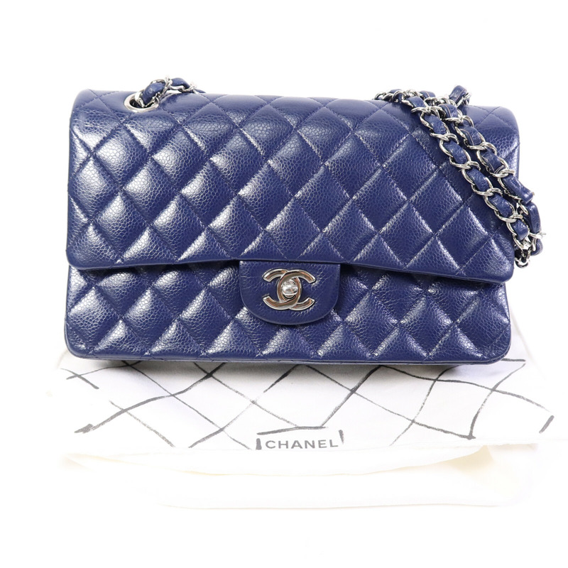 CHANEL 牛皮皮革Classic 25鏈帶肩背袋-9