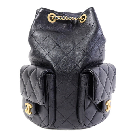 CHANEL 羊皮皮革25C Backpack背包