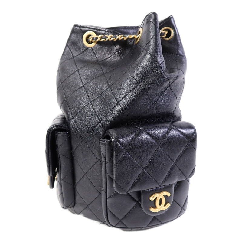 CHANEL 羊皮皮革25C Backpack背包-2